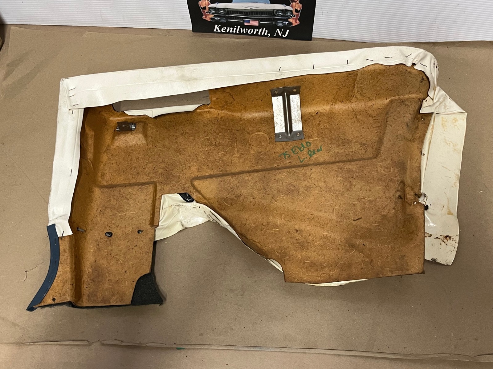 OEM 1971 1972 1973 1974 1975 1976 1977 1978 Cadillac Eldorado HardTop LEFT DRIVER SIDE REAR LOWER QUARTER DOOR PANEL TRIM ARMREST - Image 10