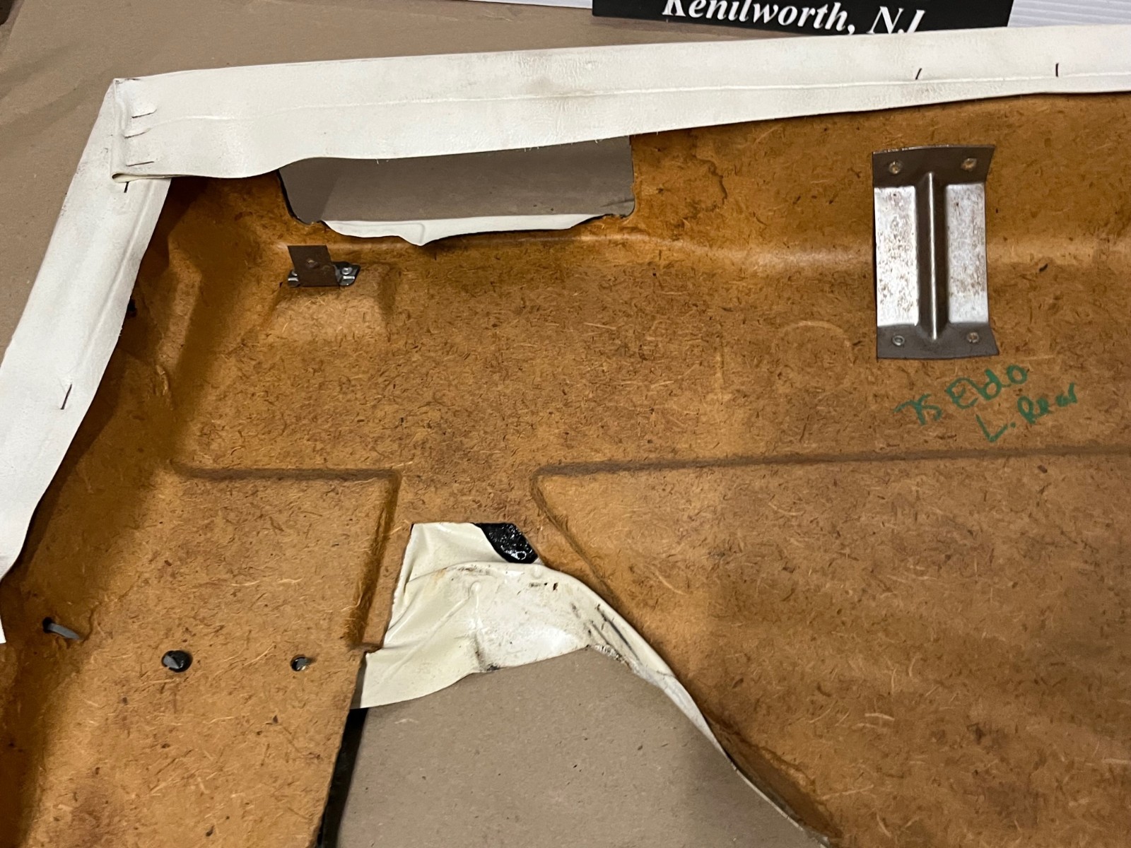 OEM 1971 1972 1973 1974 1975 1976 1977 1978 Cadillac Eldorado HardTop LEFT DRIVER SIDE REAR LOWER QUARTER DOOR PANEL TRIM ARMREST - Image 12