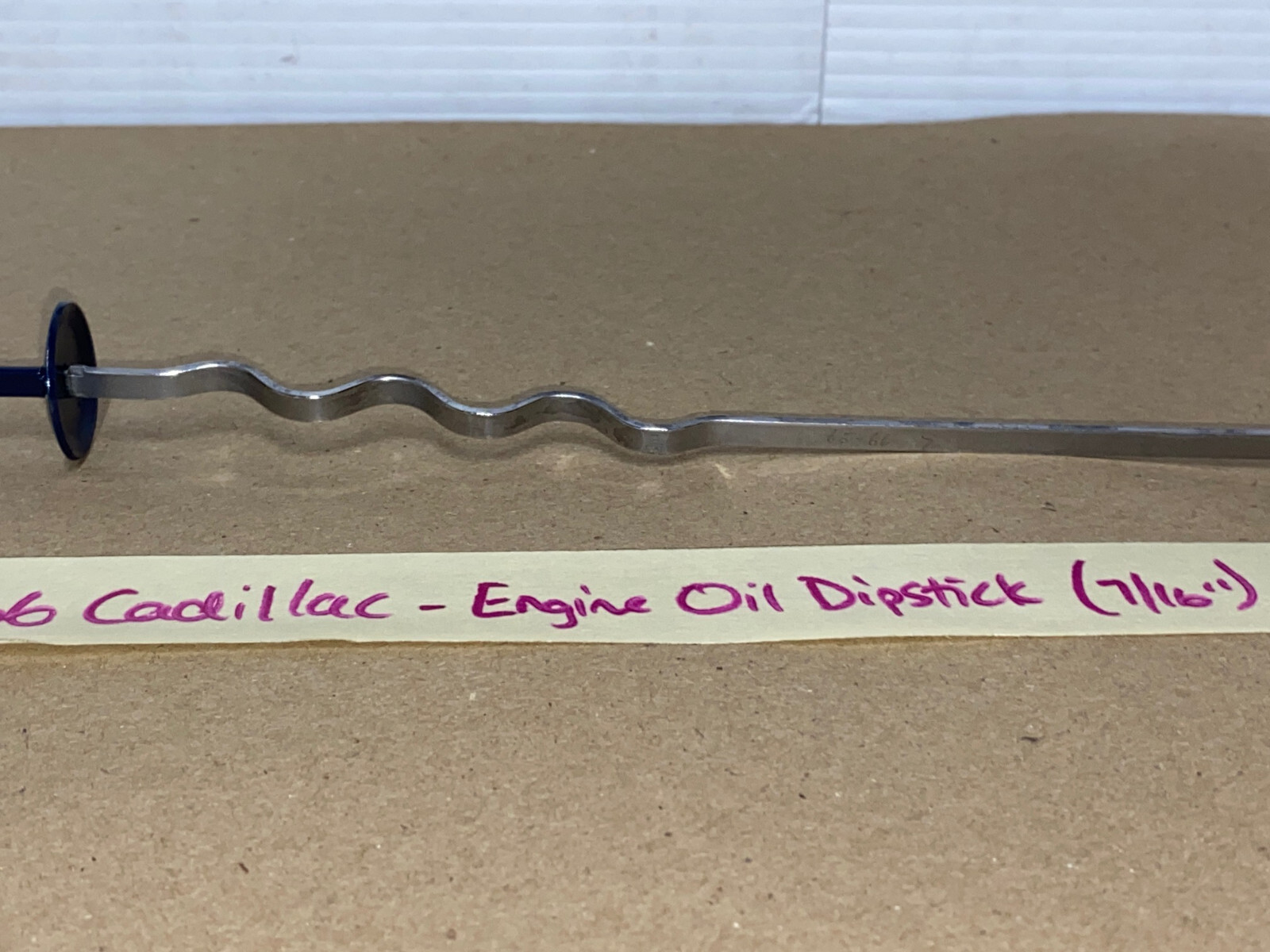 FACTORY ORIGINAL 1965 1966 Cadillac Deville Eldorado Fleetwood Calais 429 Engine OIL LEVEL INDICATOR DIPSTICK 7/16" #1482880 - Image 9