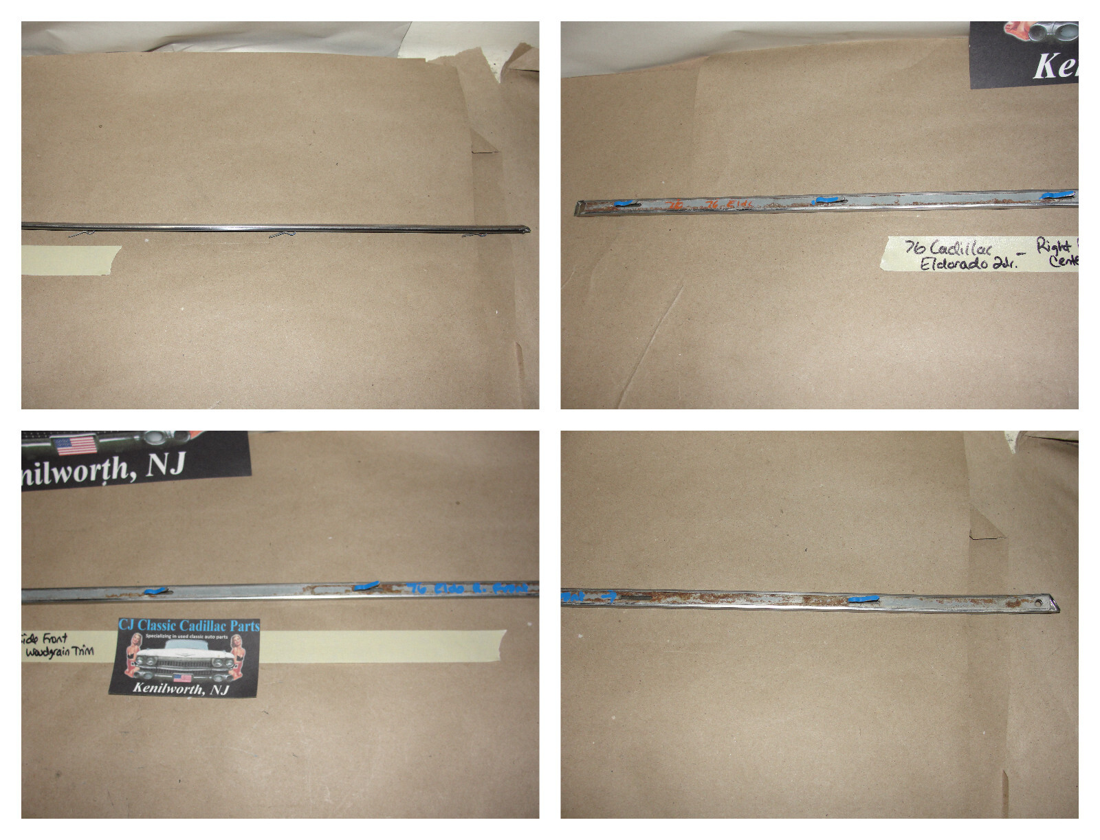 OEM 1972 1973 1974 1975 1976 Cadillac Eldorado 2DR RIGHT PASS SIDE FRONT DOOR PANEL CENTER MOLDING TRIM - Image 10