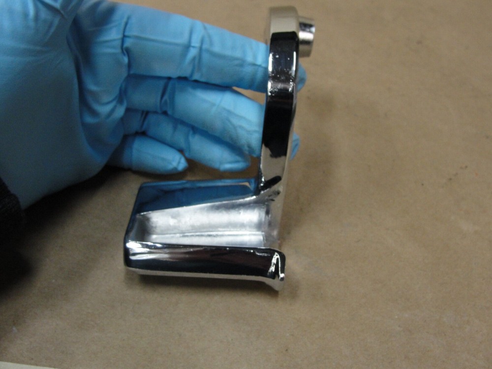 OEM 1966 Cadillac Fleetwood Calais Eldorado Deville RIGHT PASSENGER SIDE INTERIOR CHROME DOOR HANDLE #4537107 - Image 10