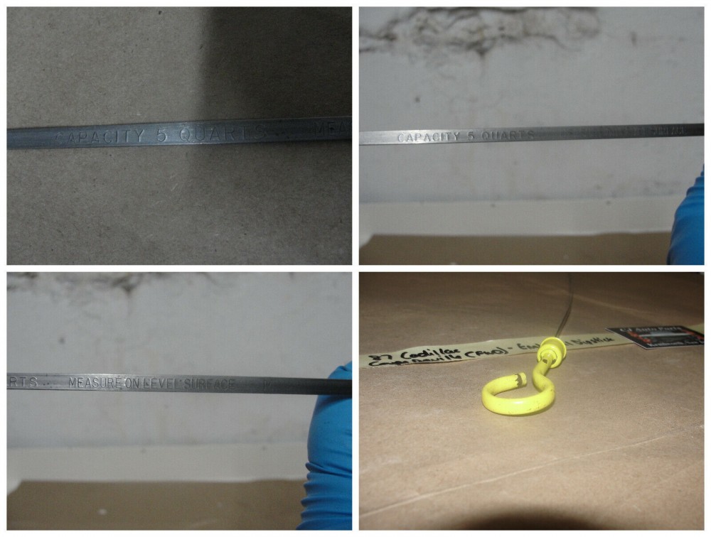 OEM 1986 1987 Cadillac Deville Fleetwood FWD HT4100 4.1L ENGINE OIL FLUID LEVEL INDICATOR DIPSTICK #1638398 - Image 10