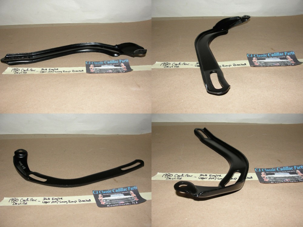 OEM 1980 Cadillac Deville Fleetwood 368 Engine UPPER ALTERNATOR/SMOG PUMP MOUNTING BRACKET ADJUSTER LINK #1616608 - Image 11