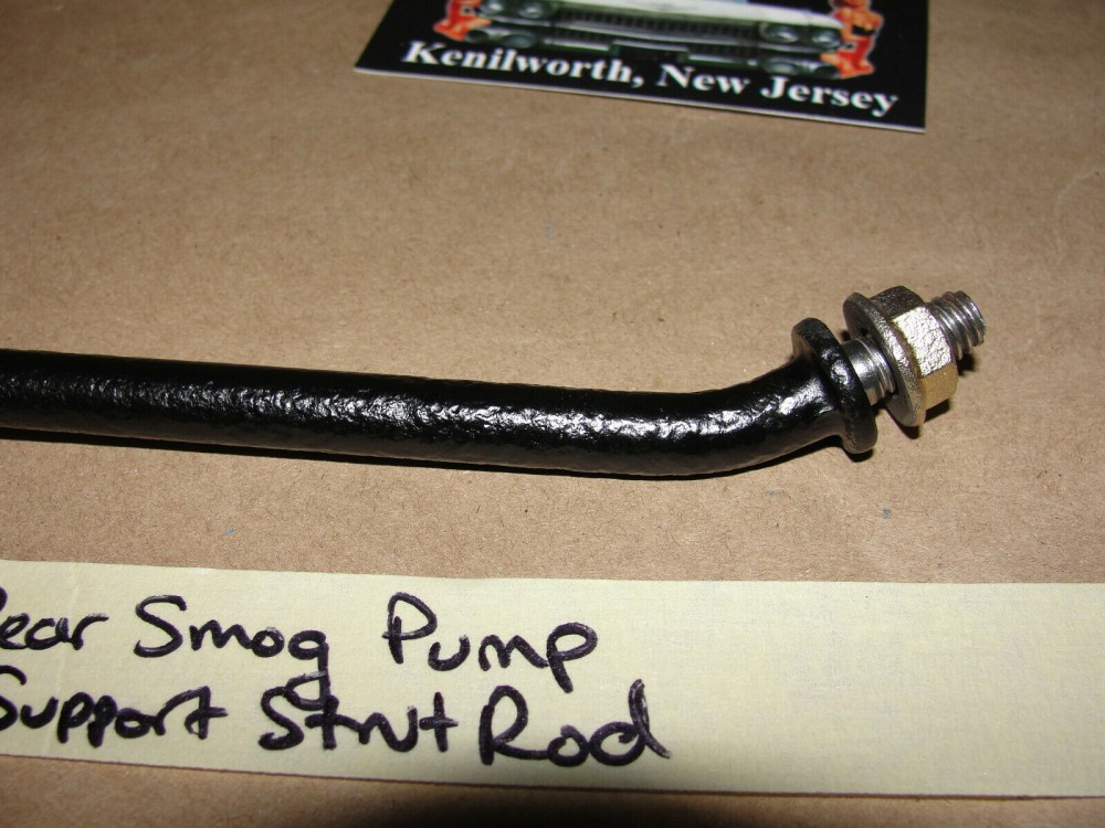 OEM 1968 1969 Cadillac Deville Fleetwood Eldorado Calais SECONDARY A.I.R. INJECTION SMOG PUMP BRACKET SUPPORT ROD - Image 4
