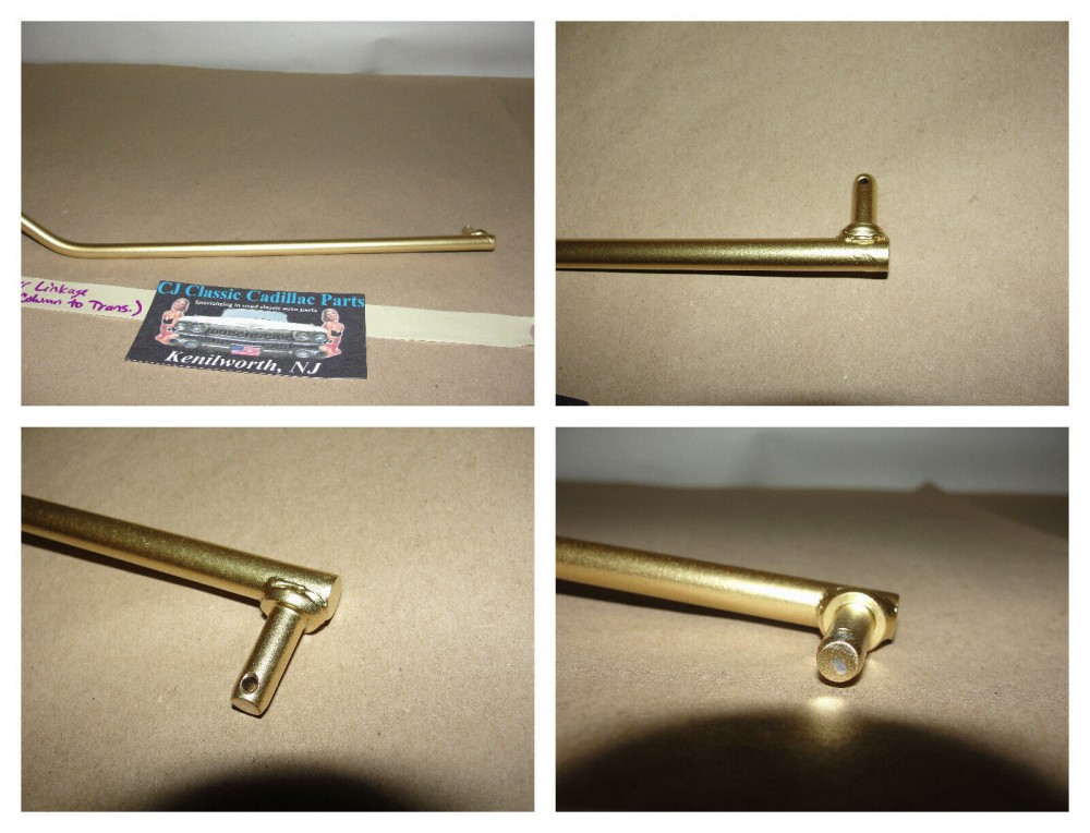 OEM 1963 Cadillac Deville Eldorado Fleetwood 390 Engine STEERING COLUMN TO TRANSMISSION SHIFTER LINKAGE ROD #1479380, #1477214 - Image 10