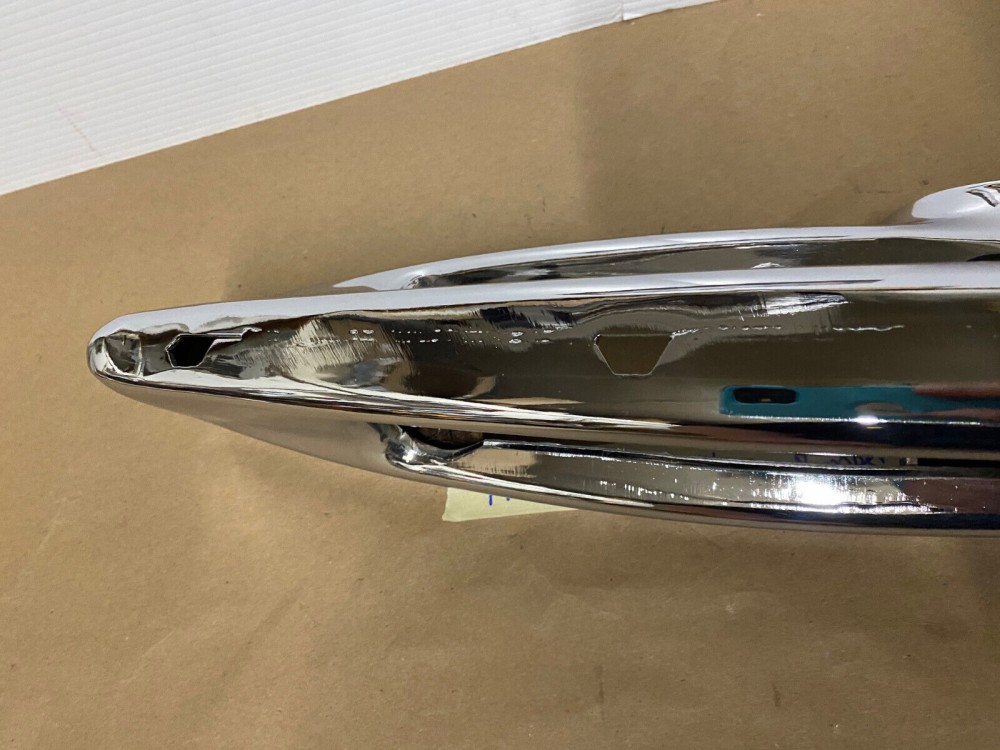OEM 1974 1975 1976 Cadillac Deville Calais Fleetwood LEFT DRIVER SIDE BACK REAR CHROME BUMPER END #3515870 - Image 10