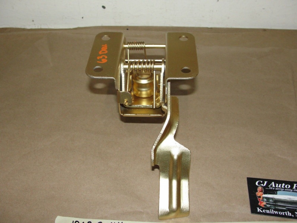 OEM 1963 1964 Cadillac Deville Fleetwood Upper Hood Latch Safety Catch Release Lever - Image 10