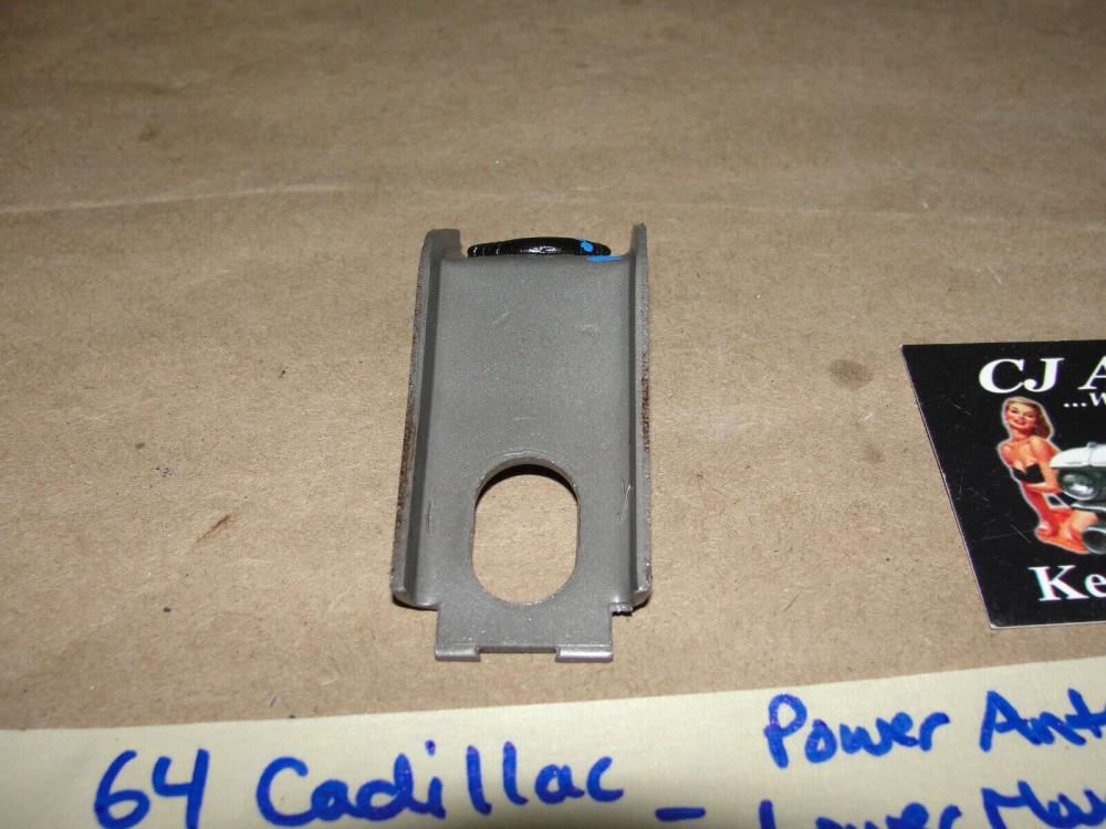 OEM 1963 1964 Cadillac Deville Eldorado Fleetwood POWER ANTENNA LOWER MOUNTING BRACKET #1479301 - Image 10
