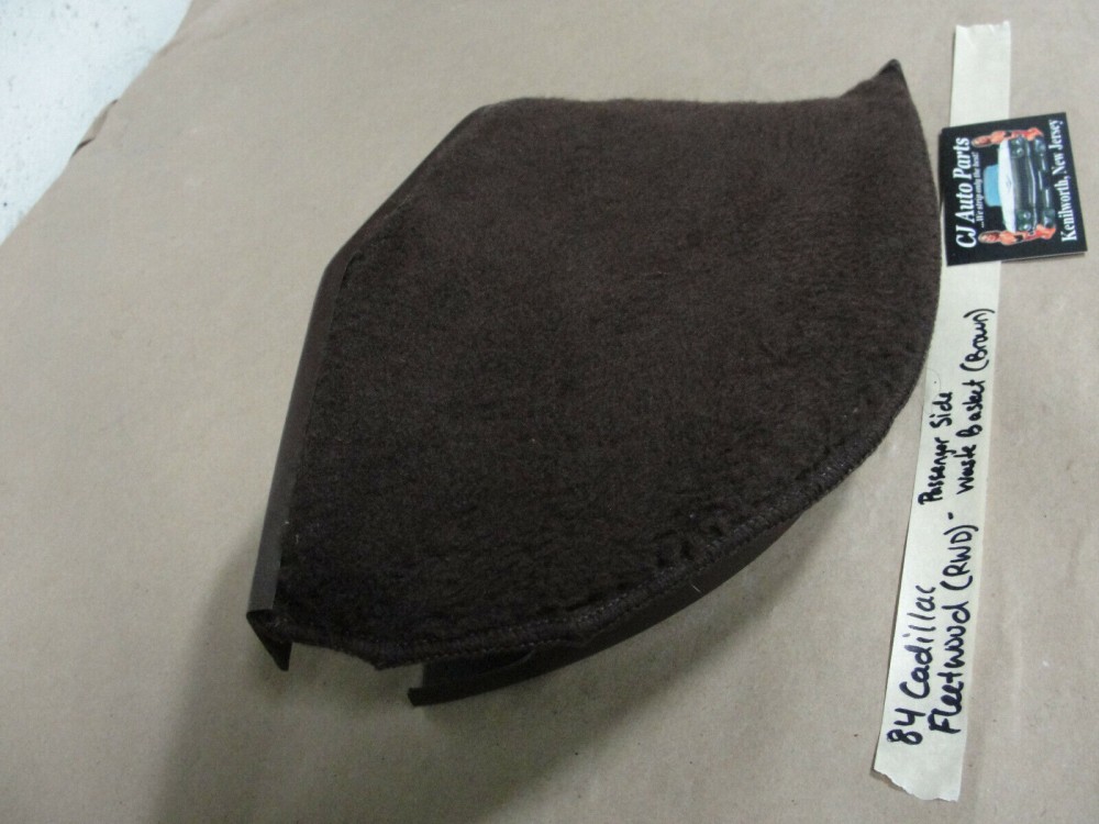 OEM 1977 1978 1979 1980 1981 982 1983 1984 1985 1986 1987 1988 1989 1990 1991 1992 Cadillac Fleetwood Deville RWD RIGHT PASSENGER SIDE KICK PANEL WASTE BASKET TRASH CAN - Image 10