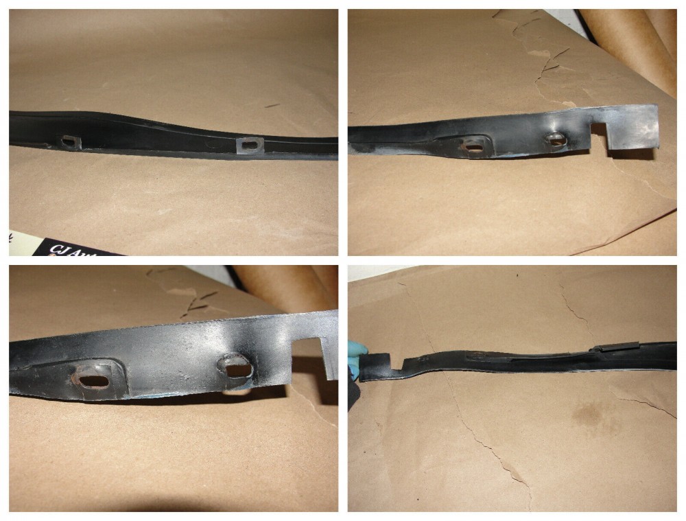 OEM 1967 Cadillac Fleetwood Deville Calais REAR BACK BUMPER TO TRUNK FILLERS PANEL #1487369 - Image 10