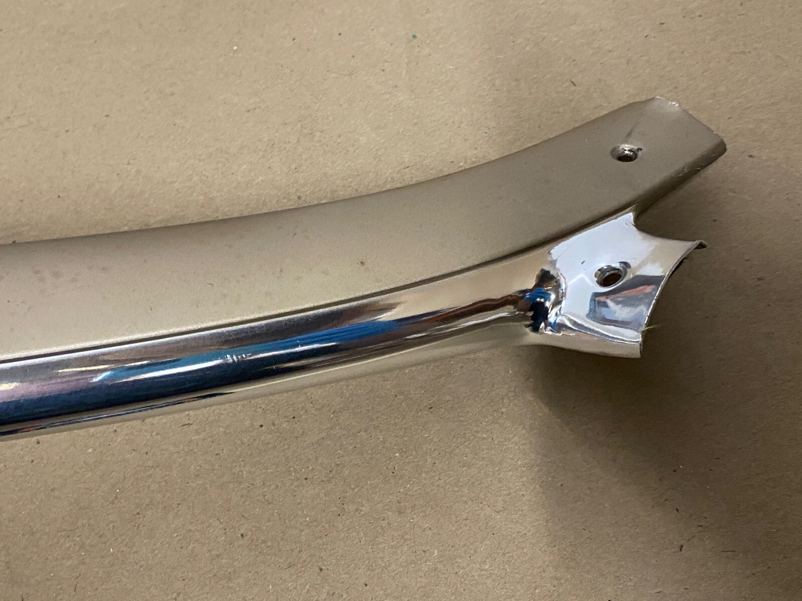 OEM 61 Cadillac Deville HardTop LEFT INTERIOR FRONT WINDSHIELD A PILLAR MOLDING TRIM #4815623 - Image 10