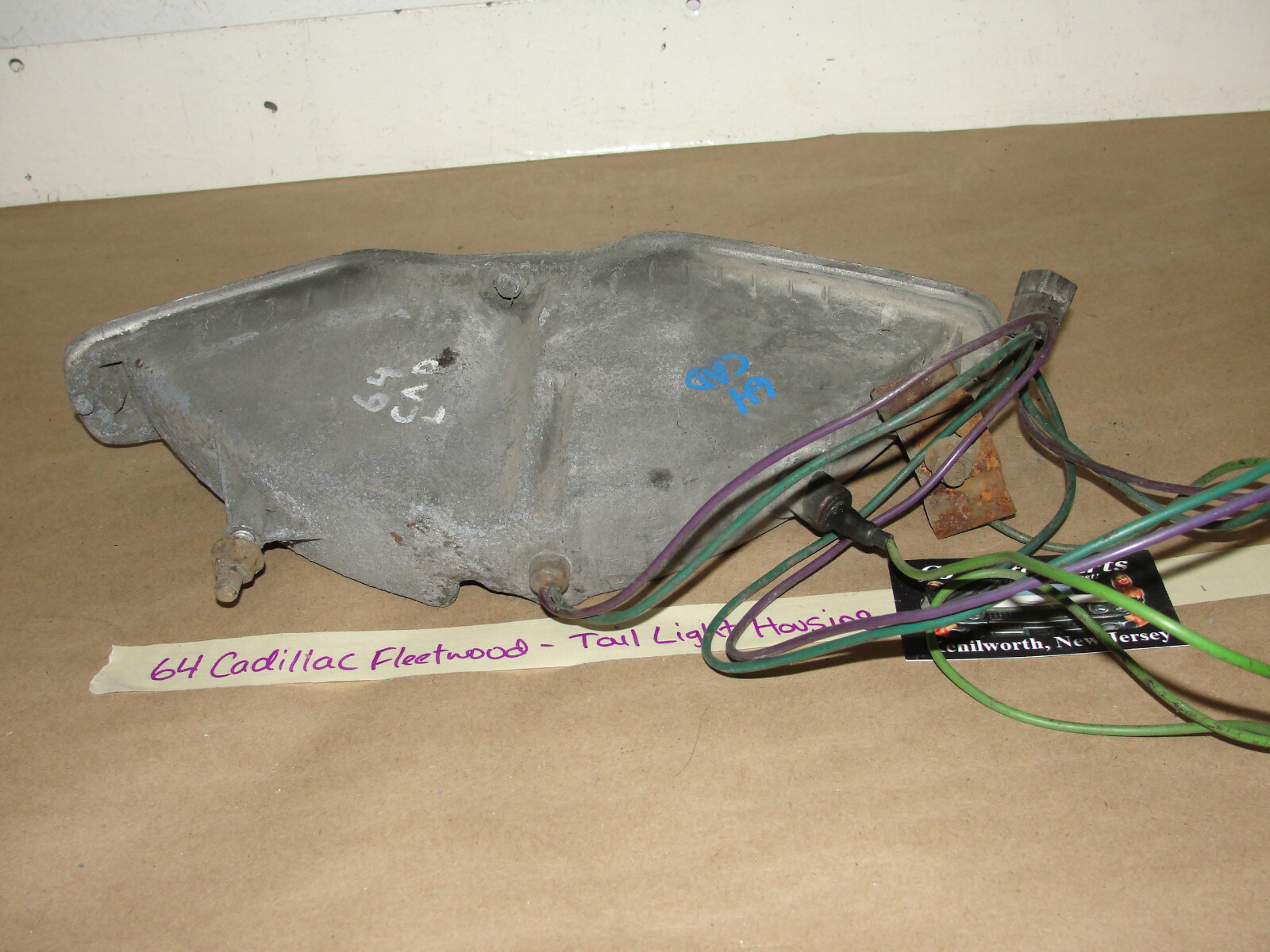 OEM 1964 Cadillac Fleetwood Deville Eldorado TAIL LIGHT BULB HOUSING ~ **TESTED** #5954877/#5954854/#5954885 - Image 10