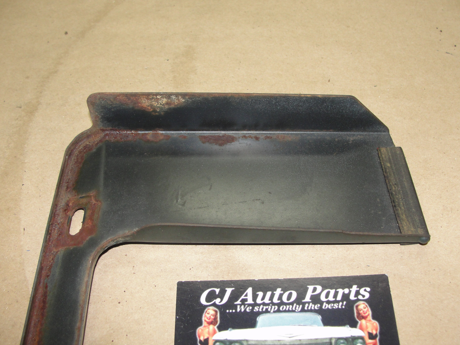 OEM 1967 Cadillac Deville Fleetwood Calais LEFT FRONT DOOR JAM WIRE HARNESS COVER TRIM GREEN #1487373 - Image 10