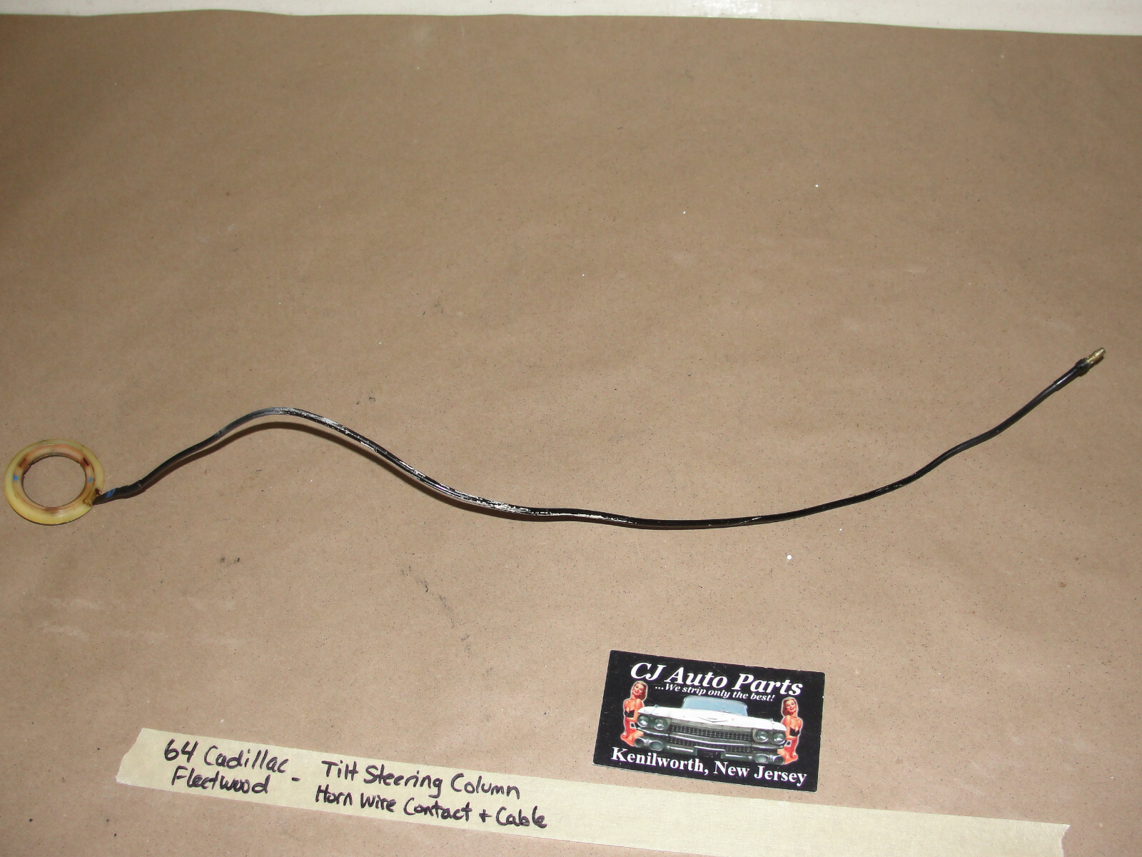 OEM 1964 Cadillac Fleetwood Eldorado Deville TILT COLUMN HORN WIRE JUNCTION CONTACT & CABLE #5679851 - Image 10