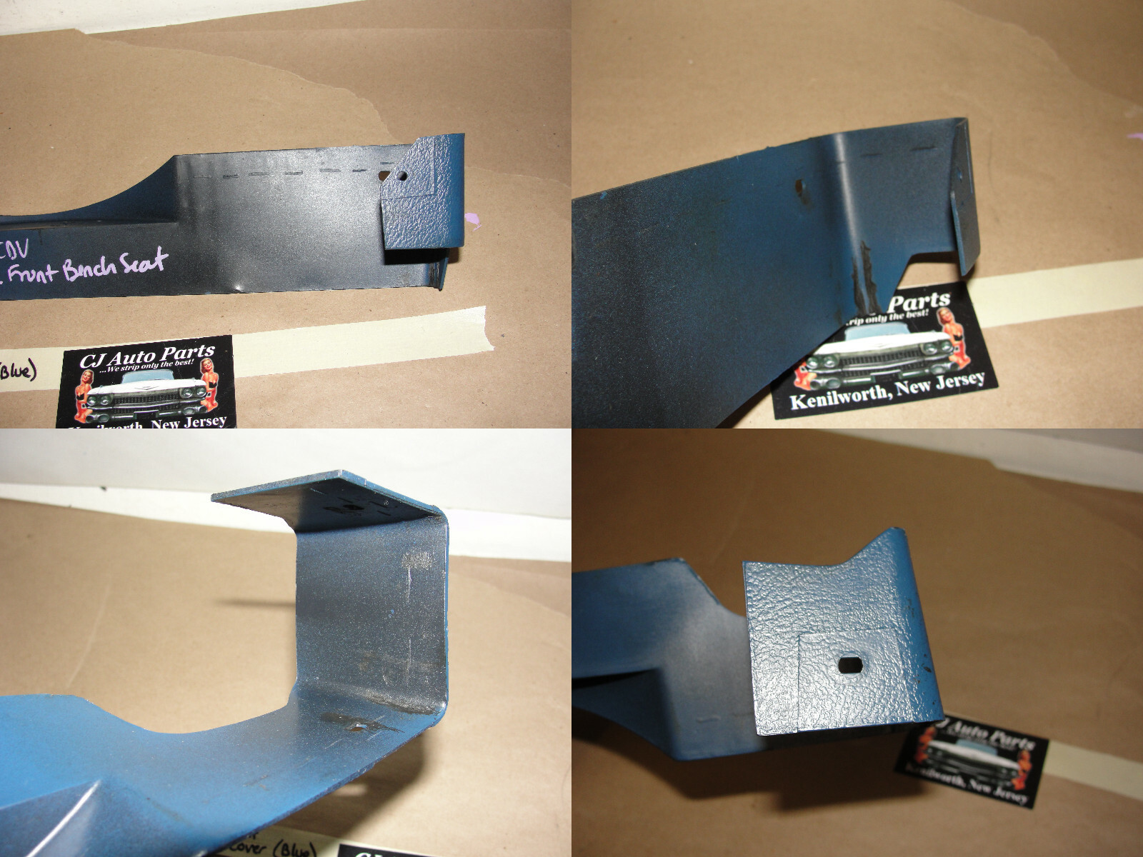 OEM 1971 1972 1973 1974 1975 1976 Cadillac Coupe Deville Calais Fleetwood RIGHT FRONT LOWER BENCH POWER SEAT TRACK COVER TRIM #9819075 - Image 10