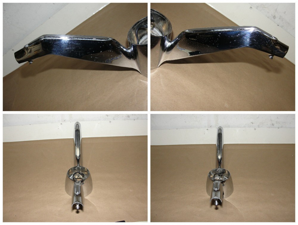 OEM 1960 Cadillac Deville Eldorado Fleetwood FLAT TOP STEERING WHEEL CHROME HORN BAR RING **TESTED** #764596 - Image 10