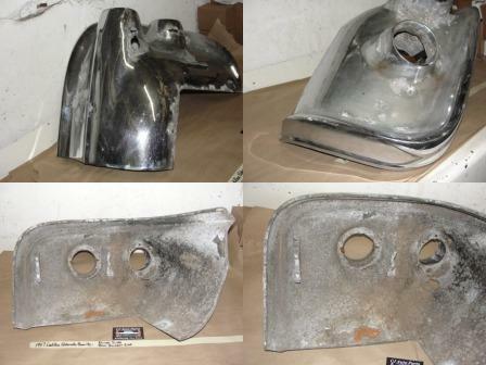 OEM 1957 Cadillac Eldorado Biarritz Seville LEFT DRIVER SIDE BACK REAR BUMPER END - Image 10