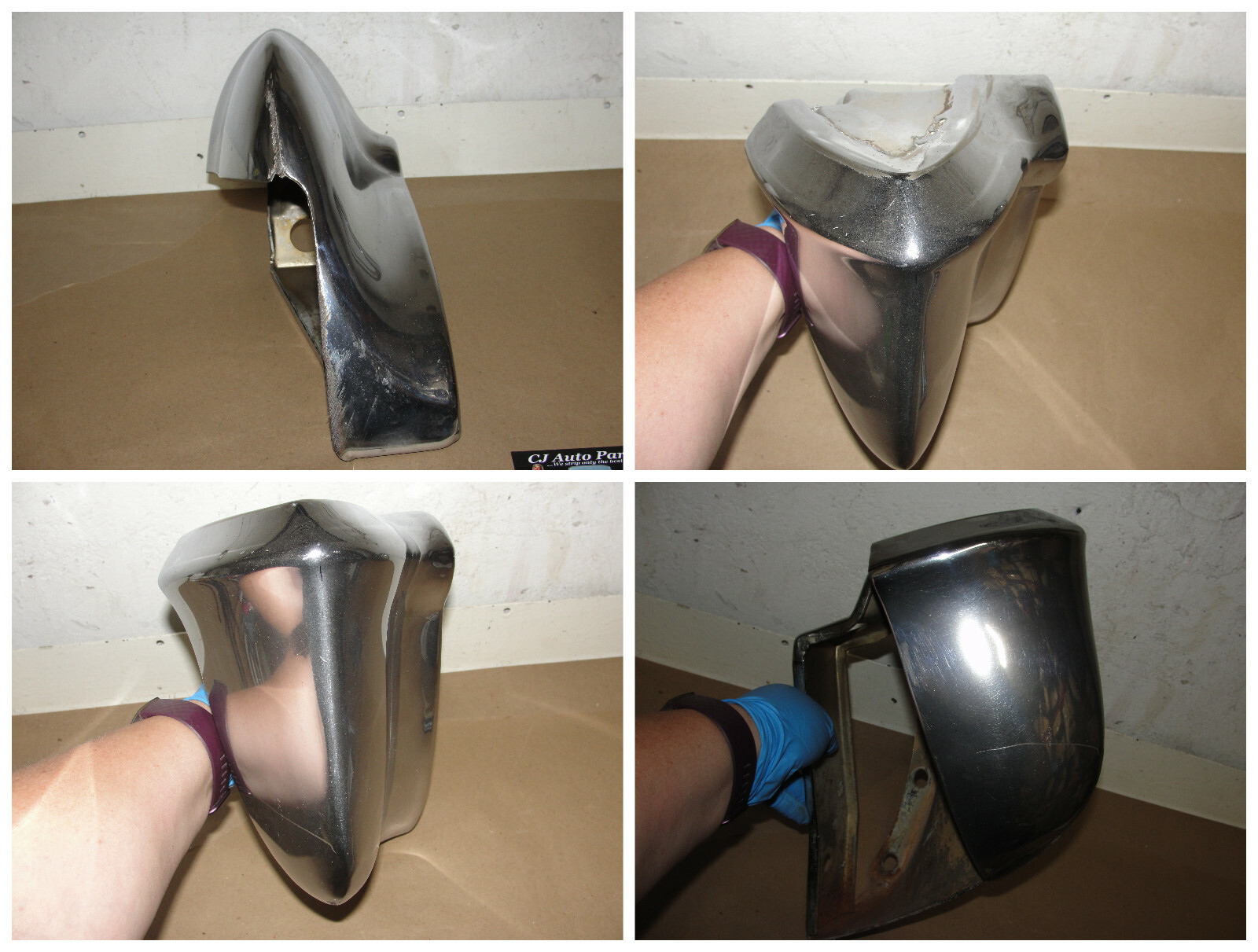 OEM 1967 1968 1969 1970 Cadillac Eldorado RIGHT PASSENGER SIDE LOWER FRONT BUMPER END CORNER #3513942 - Image 10