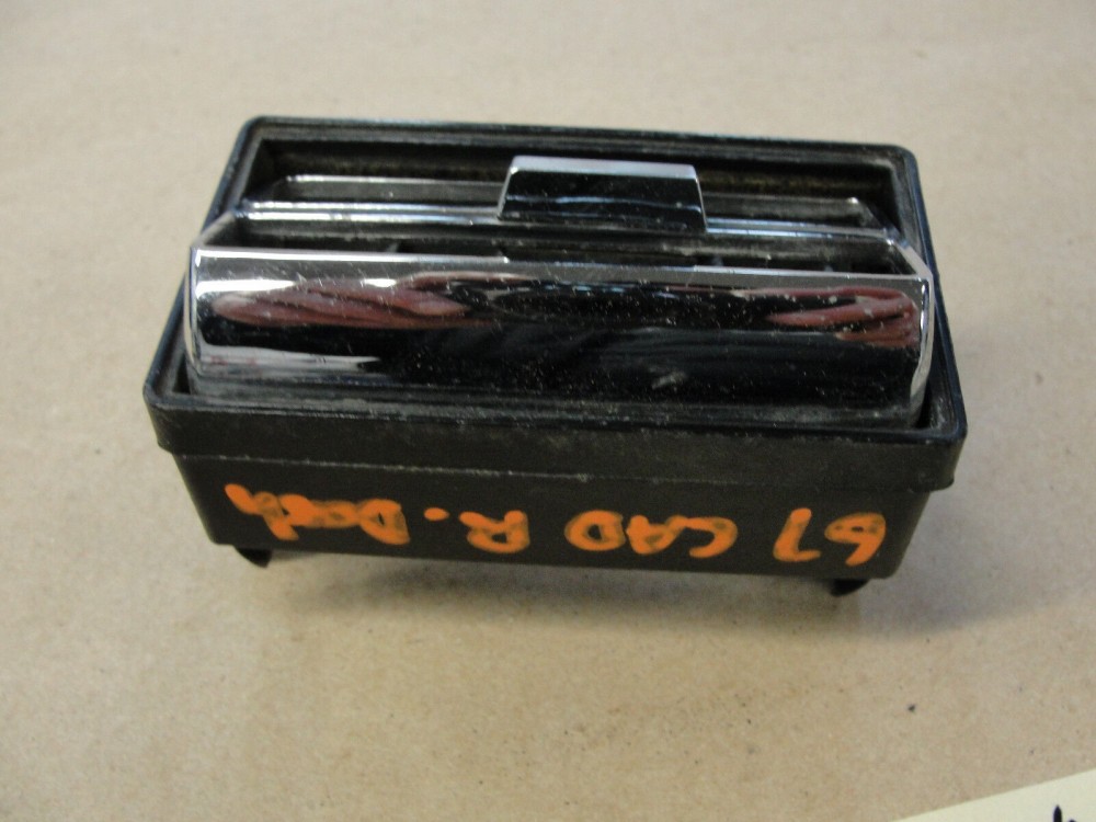 OEM 1967 Cadillac Deville Eldorado Calais Fleetwood CHROME INTERIOR DASH AC HEATER SIDE VENT DUCT #1489138 - Image 10