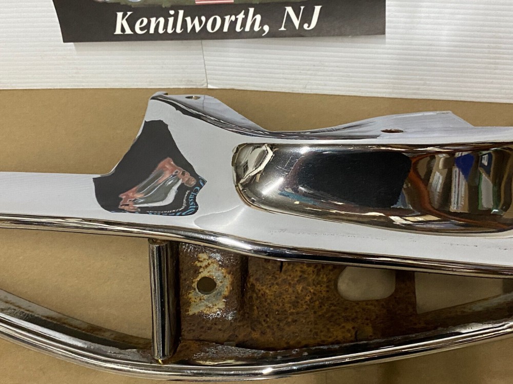 OEM 1973 Cadillac Deville Calais Fleetwood DRIVER SIDE LEFT BACK REAR BUMPER END #3515580 - Image 10
