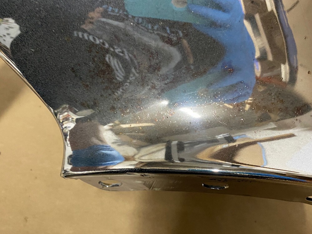 OEM 1965 Cadillac Deville Eldorado Fleetwood Calais LEFT DRIVER SIDE LOWER FRONT BUMPER END #1482255 - Image 11