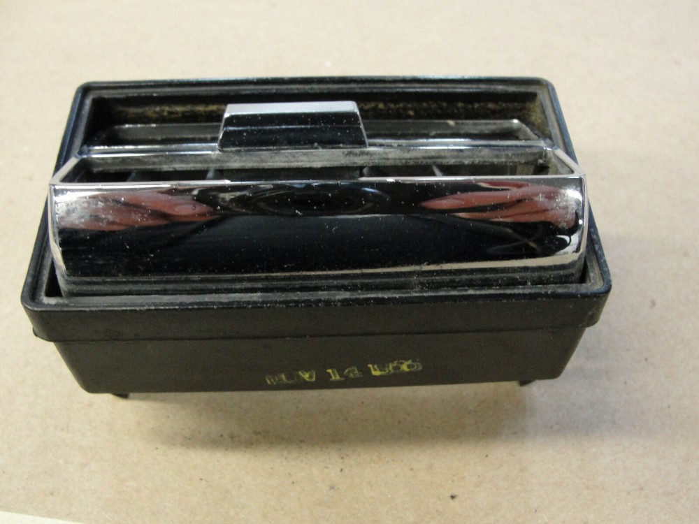 OEM 1967 Cadillac Deville Eldorado Calais Fleetwood CHROME INTERIOR DASH AC HEATER SIDE VENT DUCT #1489138 - Image 11