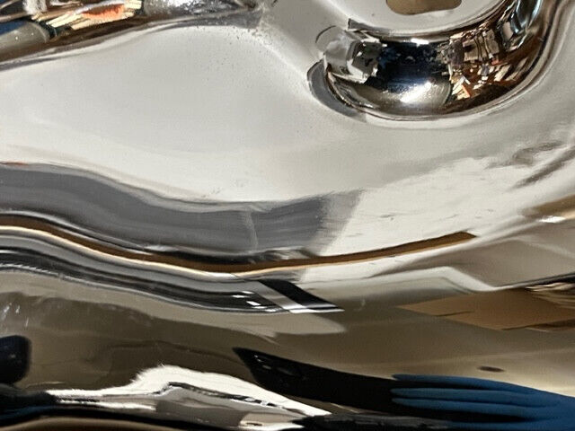 OEM 1959 Cadillac Deville Eldorado LEFT DRIVER SIDE FRONT BUMPER CENTER GRILL EXTENSION #1470318 - Image 11