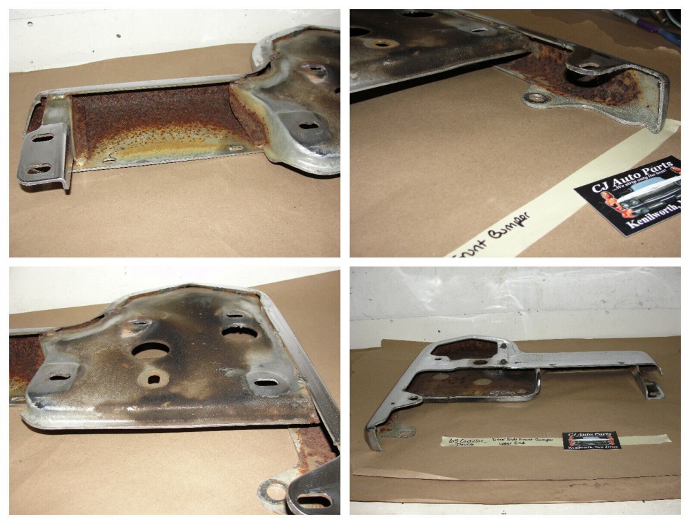 OEM 1965 Cadillac Deville Eldorado Fleetwood Calais LEFT DRIVER SIDE FRONT BUMPER UPPER END #35113312 - Image 11
