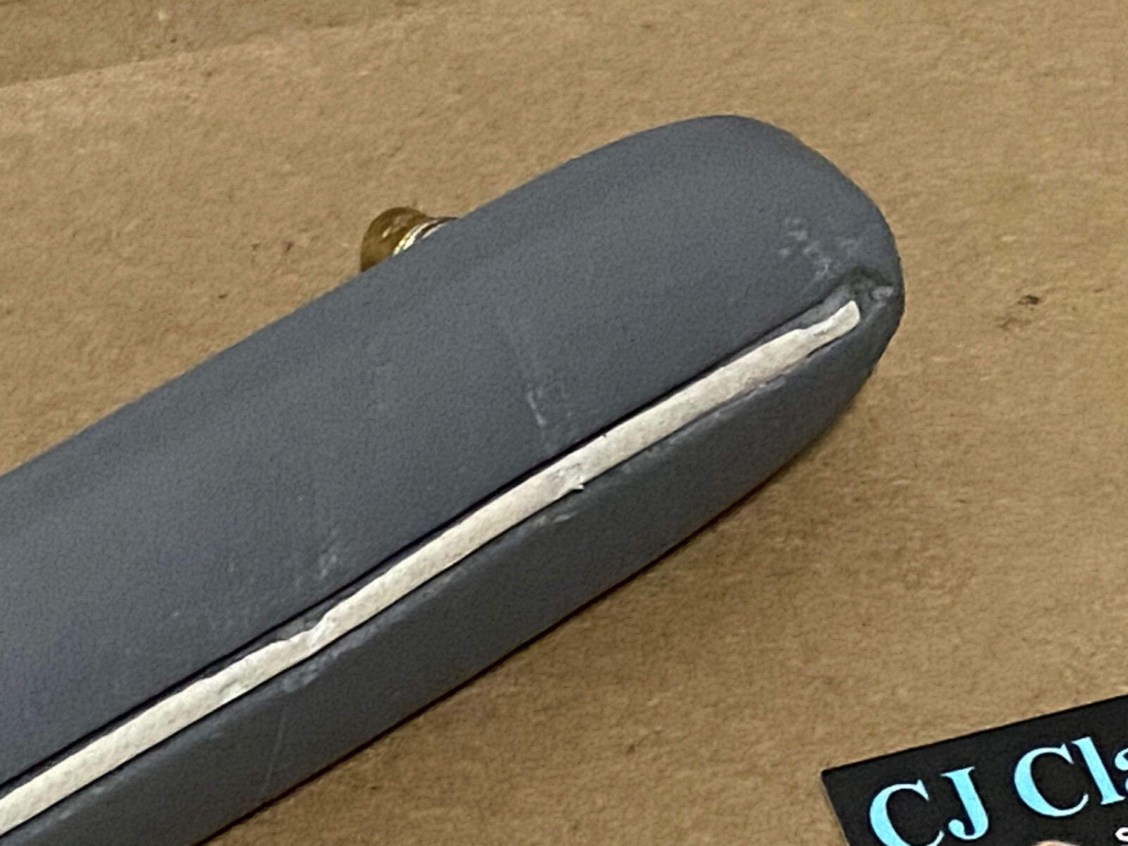 OEM 1975 1976 1977 1978 CADILLAC ELDORADO FRONT BUMPER END LOWER IMPACT STRIP CUSHION #1605345 - Image 11
