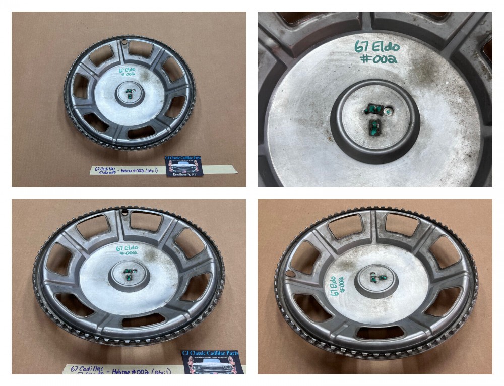 OEM 1967 1968 Cadillac Eldorado HUBCAP HUB CAP WHEEL COVER #002 - Image 11