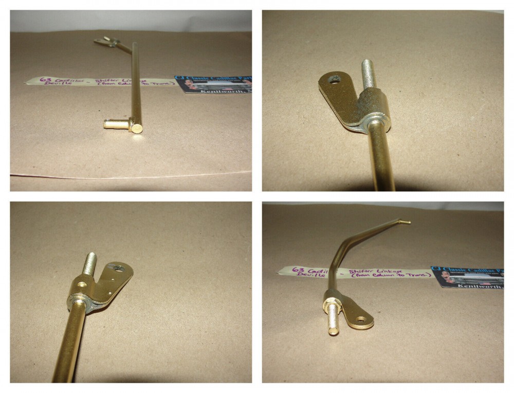 OEM 1963 Cadillac Deville Eldorado Fleetwood 390 Engine STEERING COLUMN TO TRANSMISSION SHIFTER LINKAGE ROD #1479380, #1477214 - Image 11