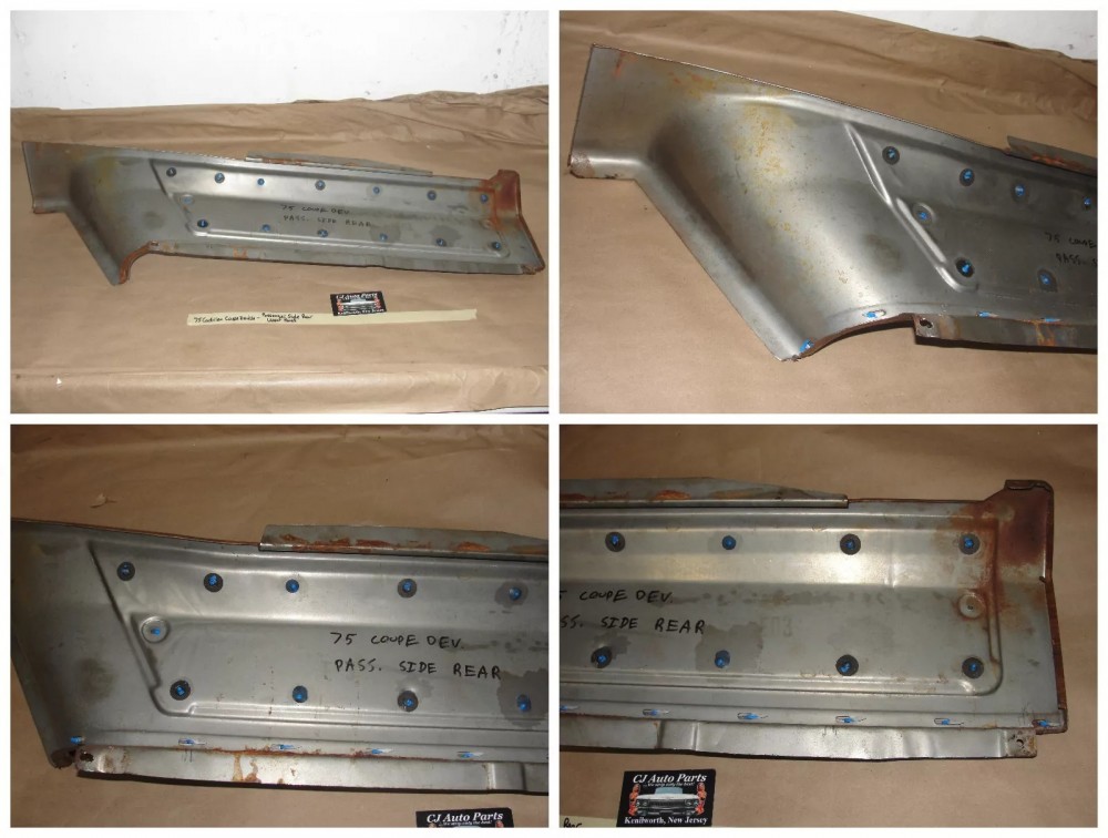 OEM 1974 1975 1976 Cadillac Coupe Deville Calais 2 Door RIGHT PASSENGER SIDE REAR UPPER QUARTER DOOR PANEL TRIM - Image 11