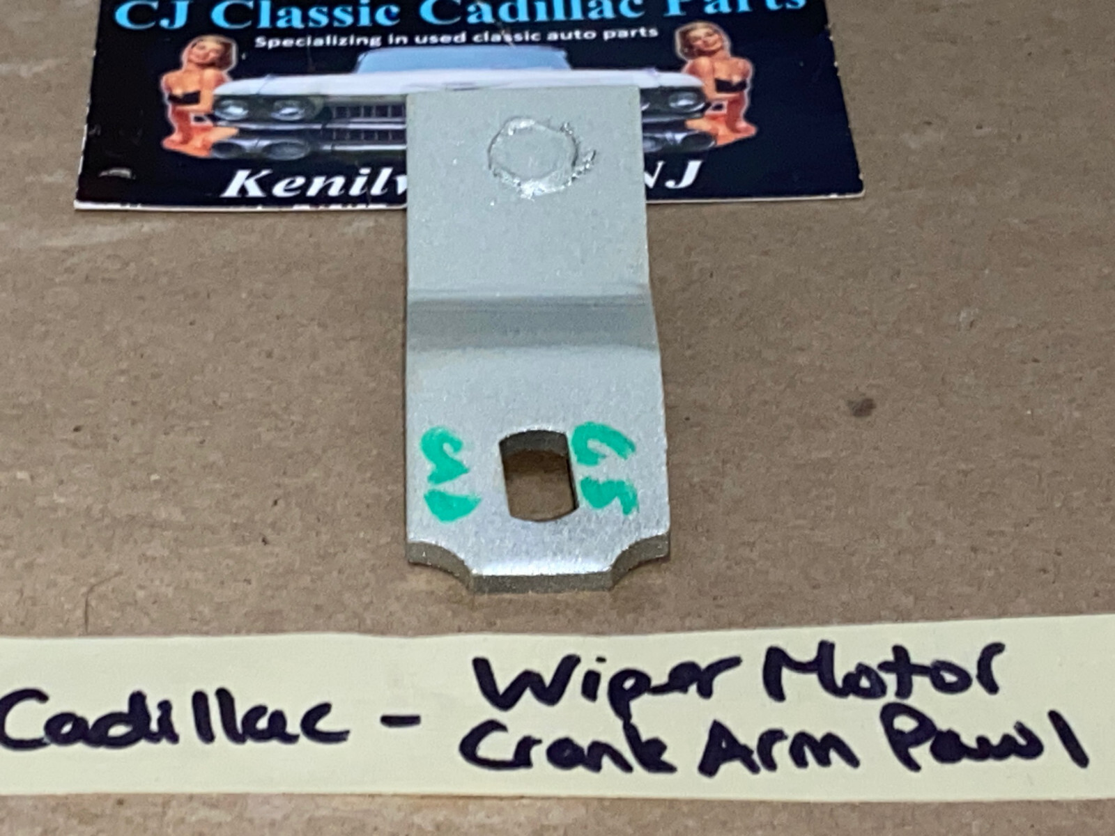 OEM 1965 1966 Cadillac Deville Eldorado Fleetwood Calais WINDSHIELD WIPER MOTOR CRANK ARM PAWL TO WIPER TRANS #4914701 - Image 11
