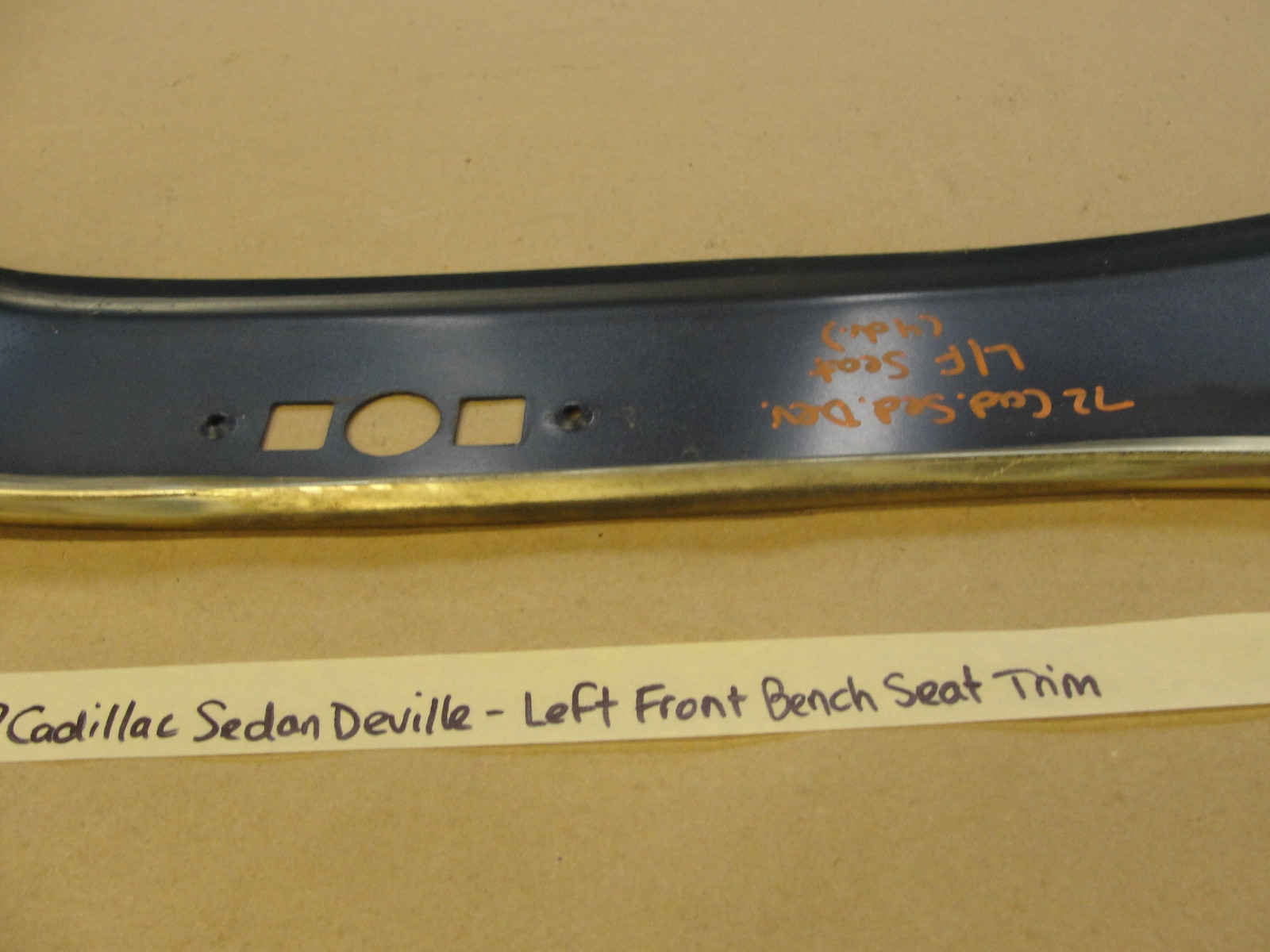 OEM 1971 1972 1973 1974 1975 1976 Cadillac Deville Eldorado Fleetwood Calais LEFT SIDE FRONT POWER BENCH SEAT SWITCH LOWER TRIM - Image 12
