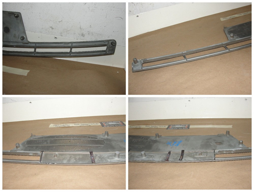 OEM 1965 Cadillac Deville Eldorado Fleetwood Calais DASH FRONT SPEAKER DEFROSTER GRILL TRIM COVER #1482909 - Image 11