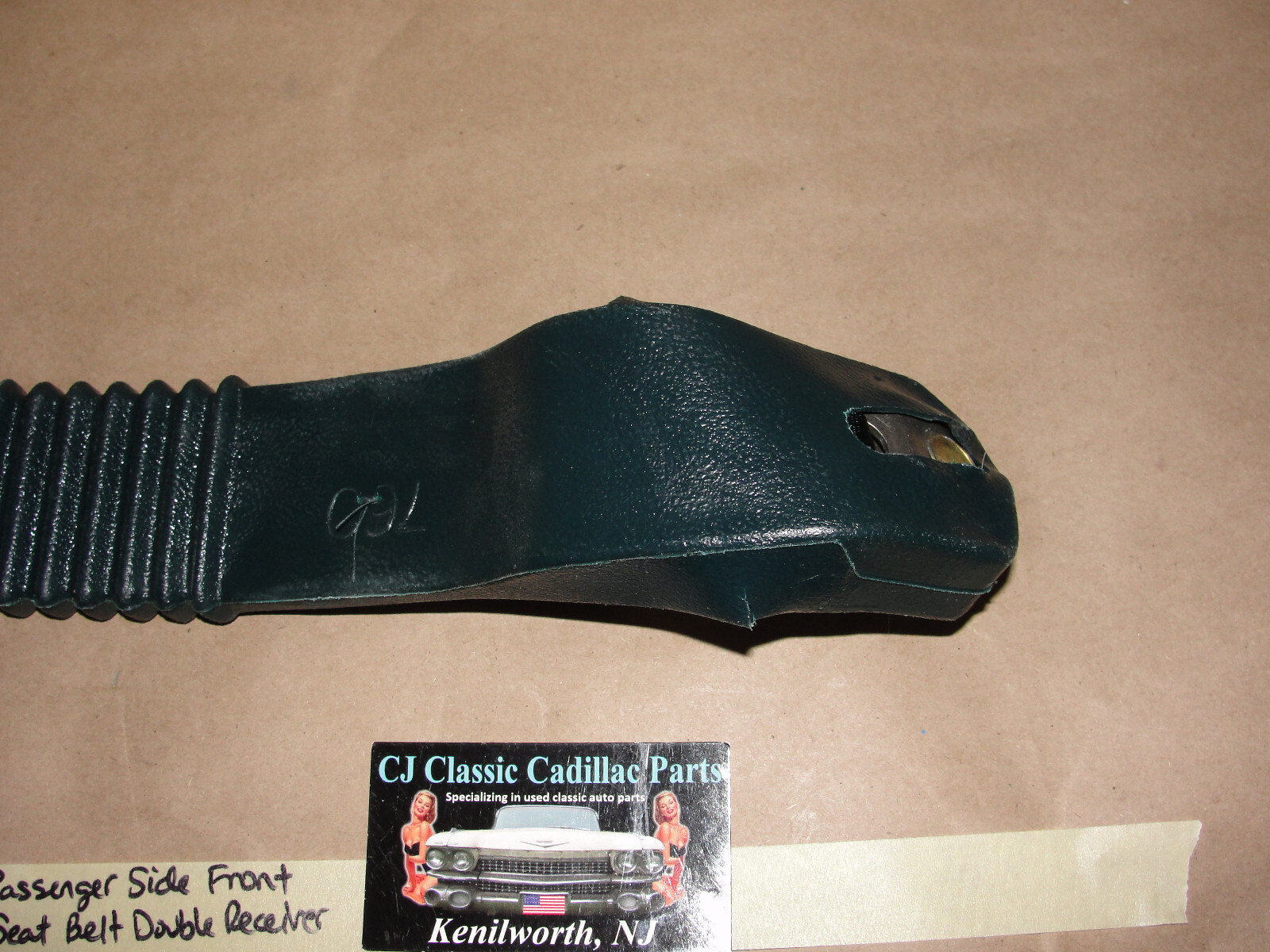 OEM 1971 1972 1973 1974 1975 1976 Cadillac Deville Calais Fleetwood 1971 1972 1973 1974 1975 1976 1977 1978 Eldorado RIGHT PASSENGER SIDE FRONT SEAT BELT DOUBLE BUCKLE RECEIVER - Image 11