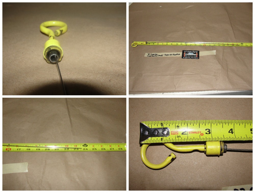 OEM 1986 1987 Cadillac Deville Fleetwood FWD HT4100 4.1L ENGINE OIL FLUID LEVEL INDICATOR DIPSTICK #1638398 - Image 11