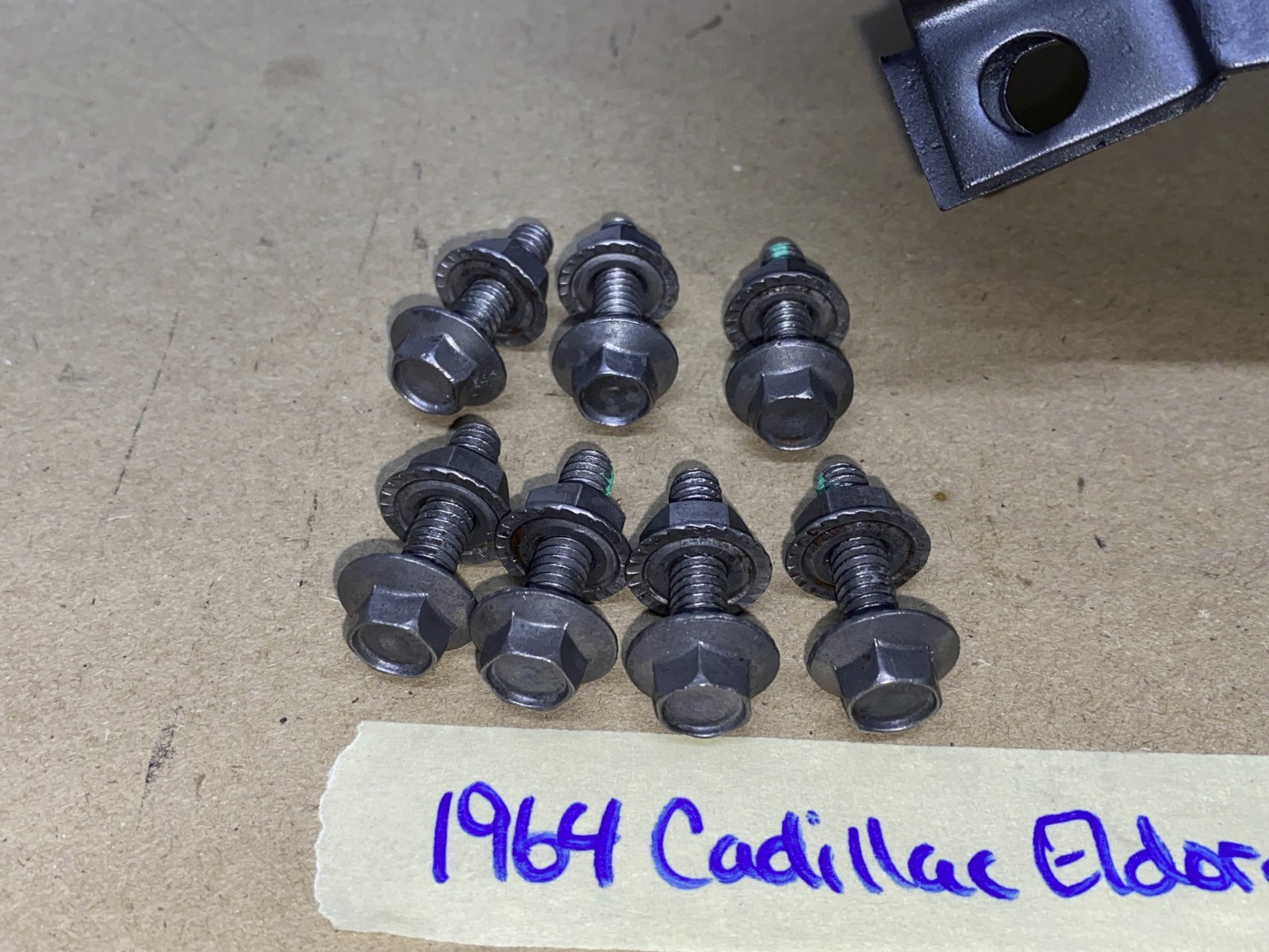 OEM 1963 1964 Cadillac Eldorado Deville Fleetwood A/C BLOWER MOTOR TO EVAPORATOR BOX DUCT W/MOUNTING BOLTS HARDWARE #1481036/#1481035 - Image 11