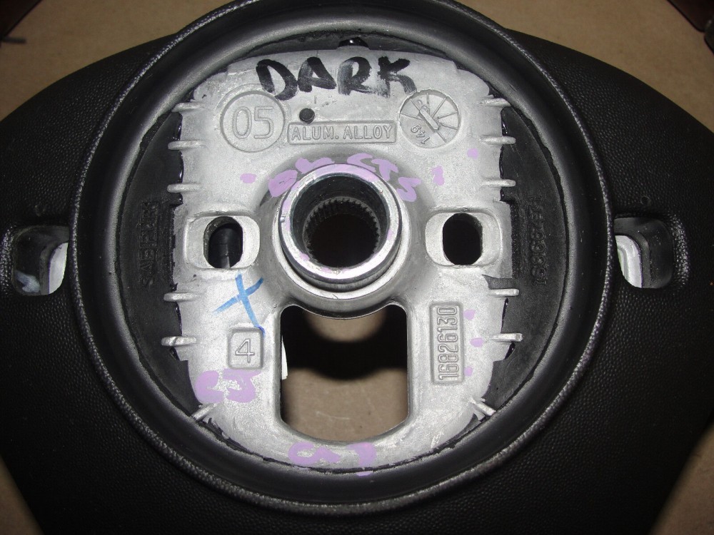 OEM 2006 2007 Cadillac CTS EBONY CASHMERE HEATED LEATHER & WOODGRAIN STEERING WHEEL #16866471/#16826130 - Image 10