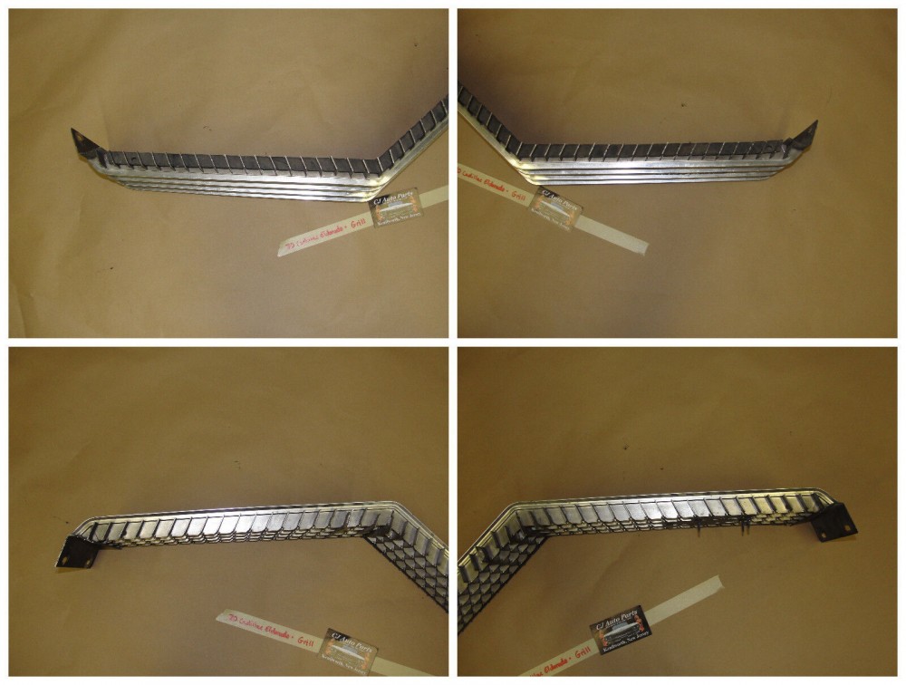 OEM 1970 Cadillac Eldorado FRONT UPPER CHROME GRILL GRILLE & EMBLEM 8.2 LITRE #3514942 - Image 10