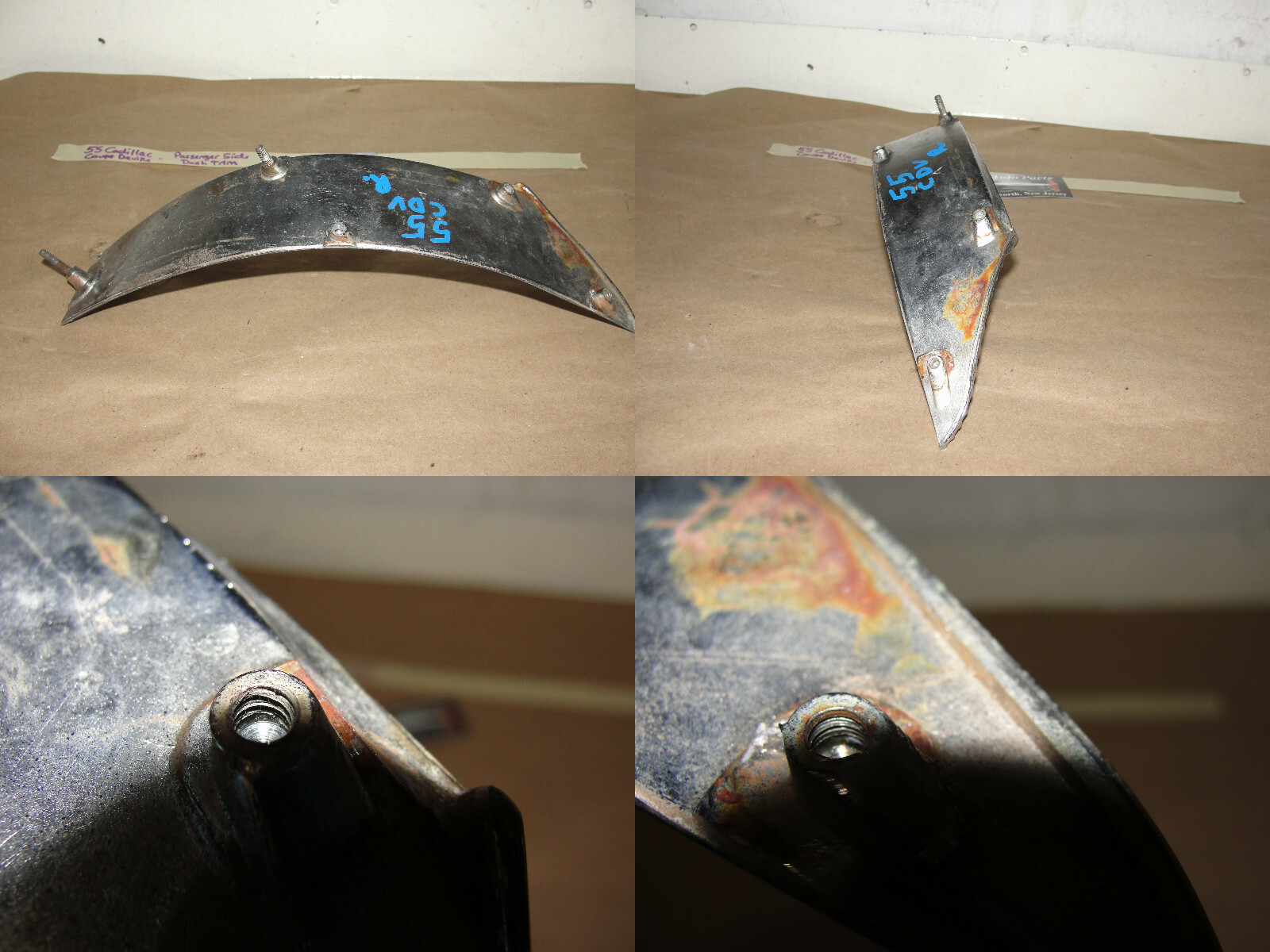 OEM 1955 Cadillac Deville Eldorado Fleetwood RIGHT PASSENGER SIDE CENTER DASH TRIM - Image 11