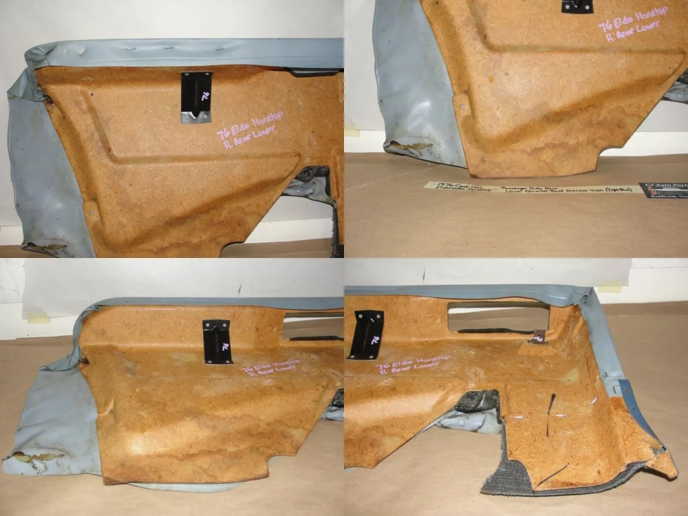 OEM 1971 1972 1973 1974 1975 1976 1977 1978 Cadillac Eldorado HardTop RIGHT PASSENGER SIDE REAR LOWER QUARTER DOOR PANEL TRIM - Image 11