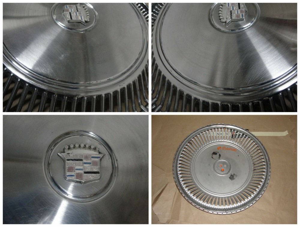 OEM 1967 1968 1969 1970 1971 1972 1973 1974 1975 1976 1977 1978 Cadillac Eldorado 15" STEEL WHEEL HUBCAP WHEEL COVER #1 - Image 11
