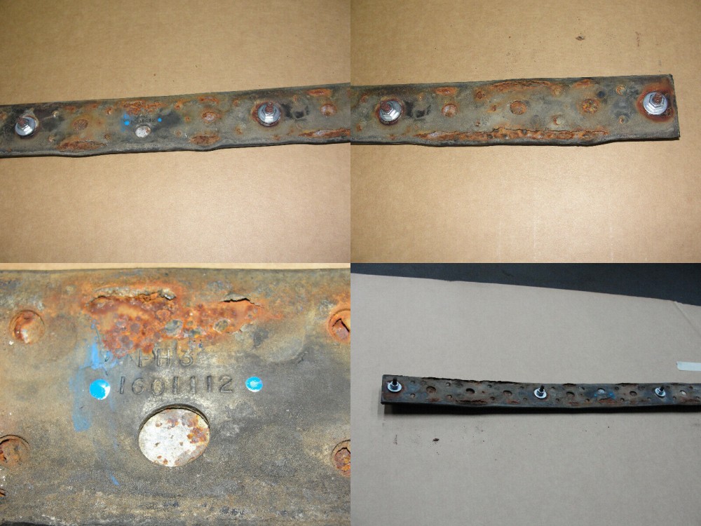 OEM 1973 Cadillac Deville Fleetwood Calais BACK REAR BUMPER BAR CENTER IMPACT STRIP #1601112 - Image 11