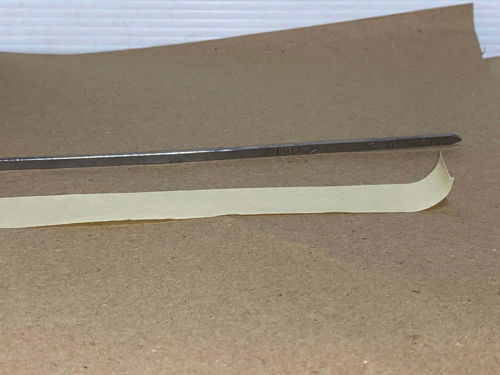 FACTORY ORIGINAL 1965 1966 Cadillac Deville Eldorado Fleetwood Calais 429 Engine OIL LEVEL INDICATOR DIPSTICK 7/16" #1482880 - Image 12