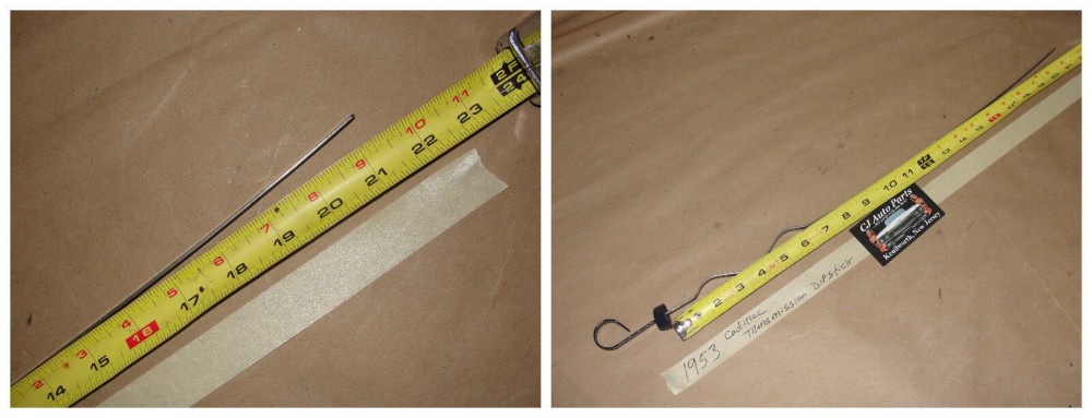 OEM 1953 1954 1955 Cadillac Deville Eldorado Fleetwood 331 Engine HYDRAMATIC TRANSMISSION TRANS DIPSTICK #1459752 - Image 12
