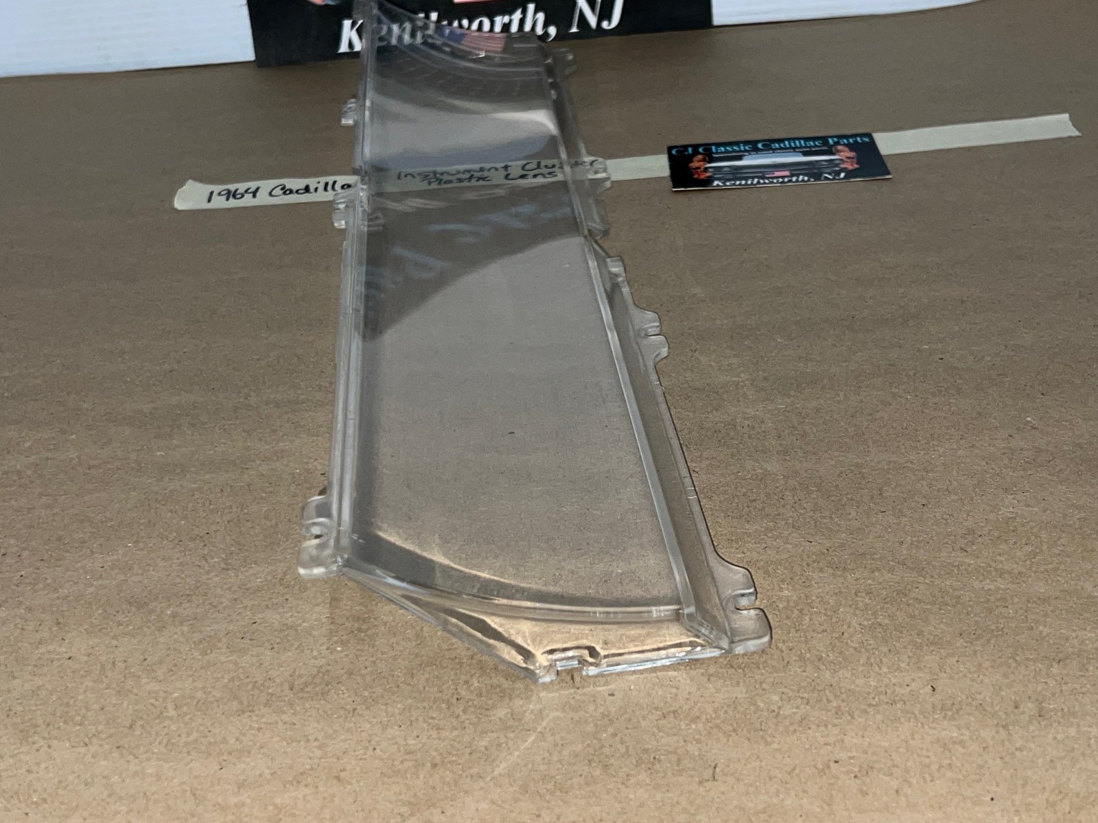 OEM 1963 1964 Cadillac Deville Eldorado Fleetwood INSTRUMENT CLUSTER PLASTIC LENS #640607 - Image 12