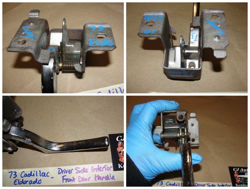 OEM 1971 1972 1973 1974 Cadillac Eldorado LEFT DRIVER SIDE INTERIOR FRONT DOOR HANDLE LATCH RELEASE #9834765 - Image 12