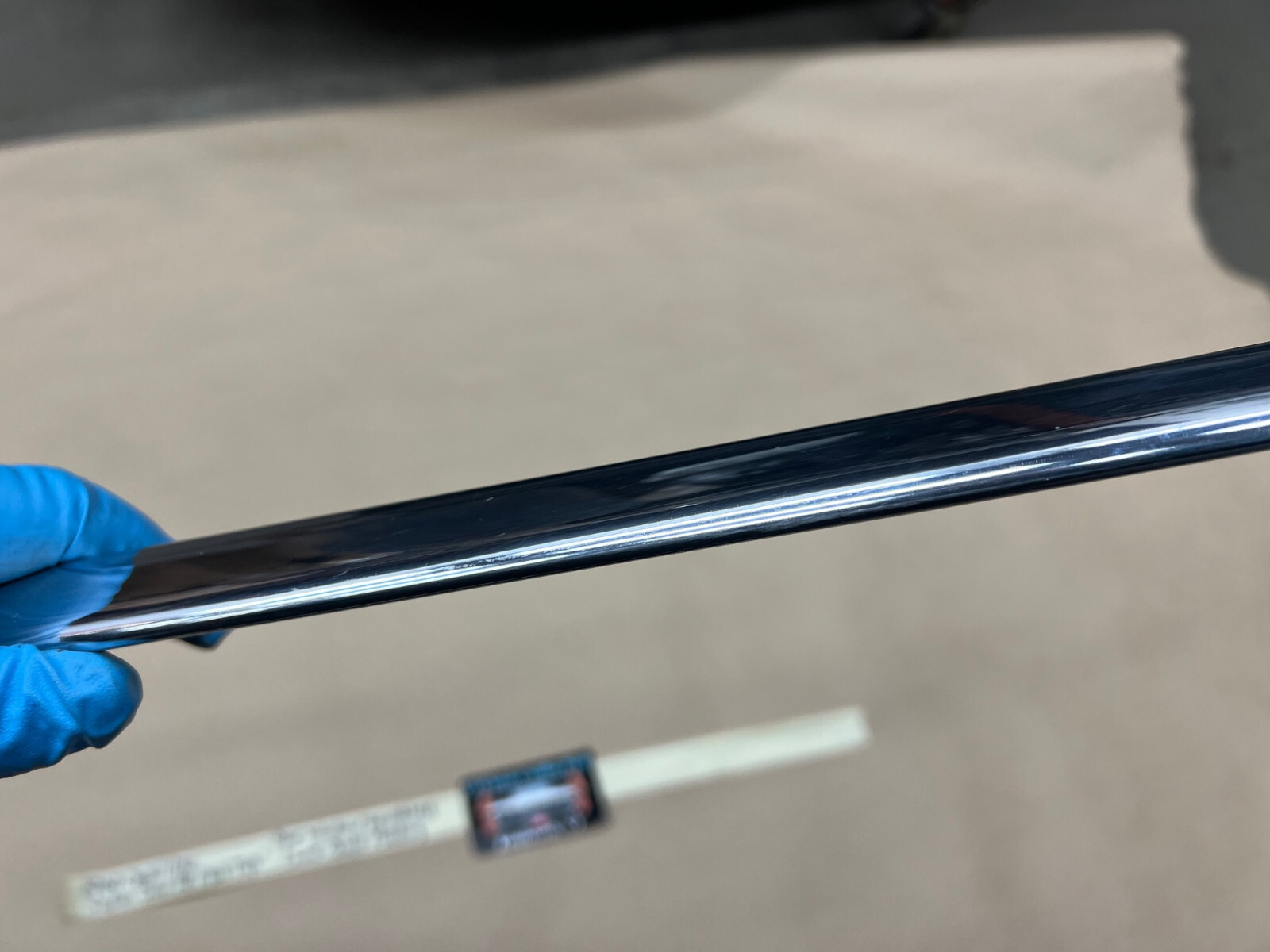 OEM 1959 1960 Cadillac Deville 4 Door 4 Window FLAT TOP EXTERIOR REAR WINDSHIELD LOWER CENTER MOLDING TRIM #3631400 - Image 12