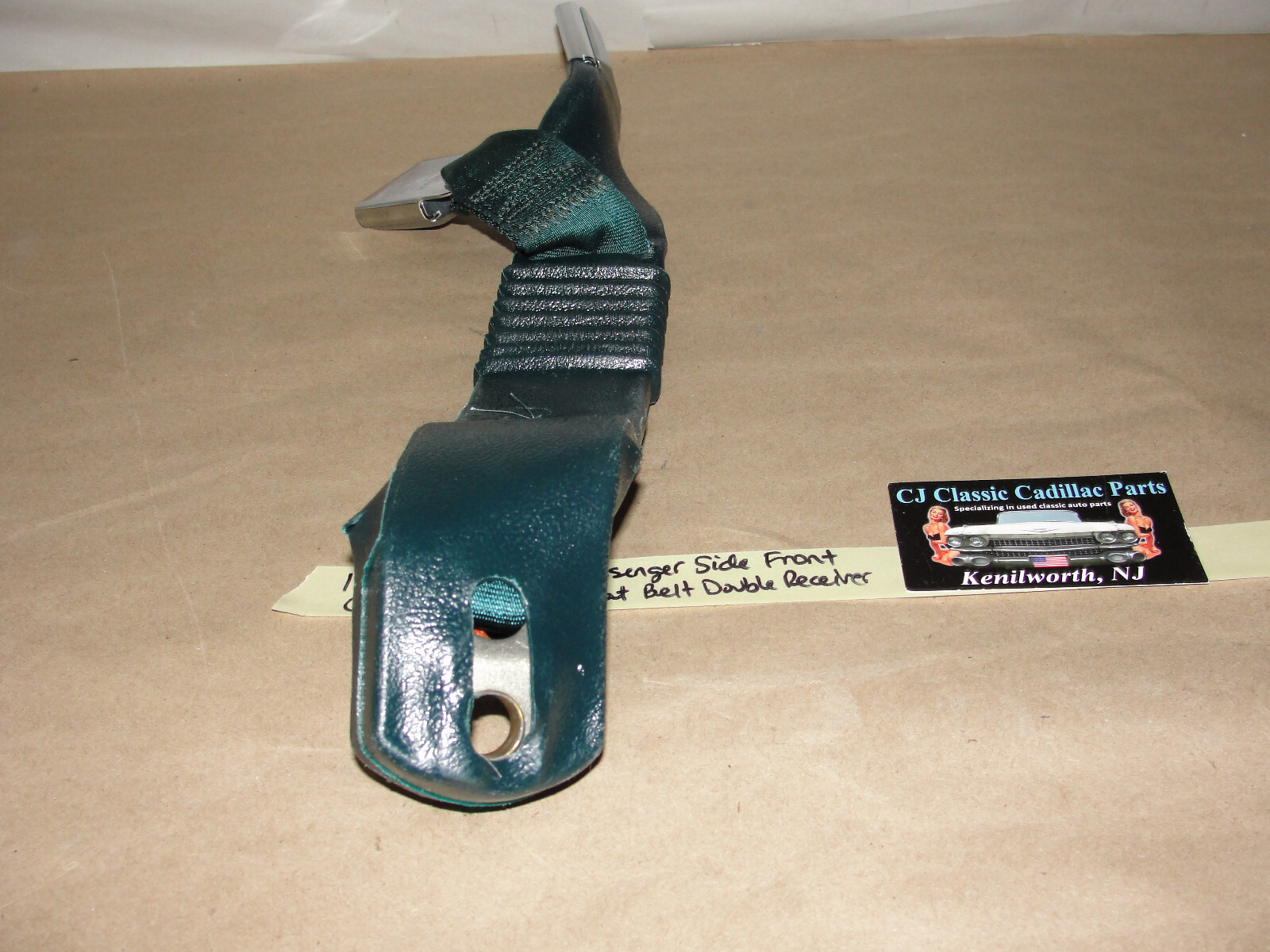 OEM 1971 1972 1973 1974 1975 1976 Cadillac Deville Calais Fleetwood 1971 1972 1973 1974 1975 1976 1977 1978 Eldorado RIGHT PASSENGER SIDE FRONT SEAT BELT DOUBLE BUCKLE RECEIVER - Image 12